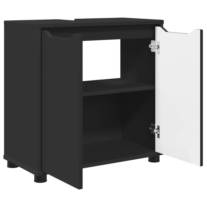 Cabinet pentru chiuvetă de baie Negru 60 x 30 x 60 cm WALTI
