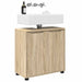 Cabinet pentru chiuvetă de baie Stejar Sonoma 60 x 30 x 60 cm - WALTI WALTI
