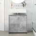 Cabinet pentru chiuvetă de baie Gri din beton 60 x 30 x 60 cm - WALTI WALTI