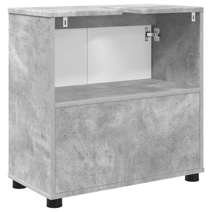 Cabinet pentru chiuvetă de baie Gri din beton 60 x 30 x 60 cm - WALTI WALTI