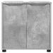 Cabinet pentru chiuvetă de baie Gri din beton 60 x 30 x 60 cm - WALTI WALTI