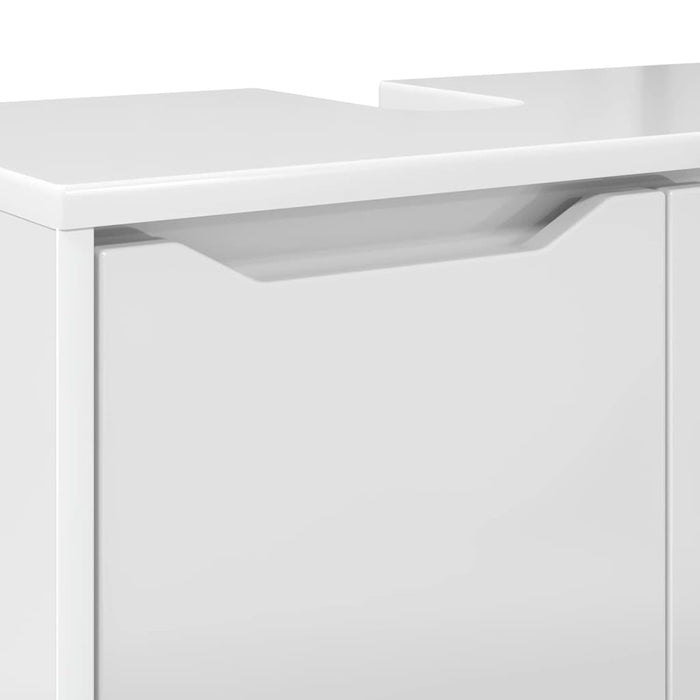 Cabinet pentru chiuvetă de baie Alb lucios 60 x 30 x 60 cm - WALTI WALTI