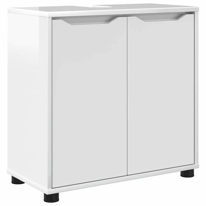 Cabinet pentru chiuvetă de baie Alb lucios 60 x 30 x 60 cm - WALTI WALTI