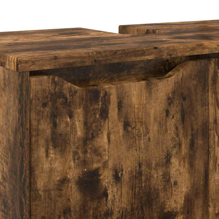 Cabinet pentru chiuvetă de baie Stejar fumuriu 60 x 30 x 60 cm - WALTI WALTI