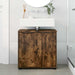 Cabinet pentru chiuvetă de baie Stejar fumuriu 60 x 30 x 60 cm - WALTI WALTI