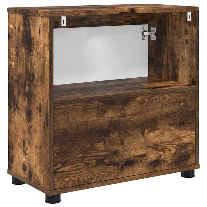 Cabinet pentru chiuvetă de baie Stejar fumuriu 60 x 30 x 60 cm - WALTI WALTI