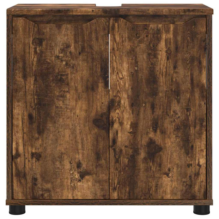 Cabinet pentru chiuvetă de baie Stejar fumuriu 60 x 30 x 60 cm - WALTI WALTI