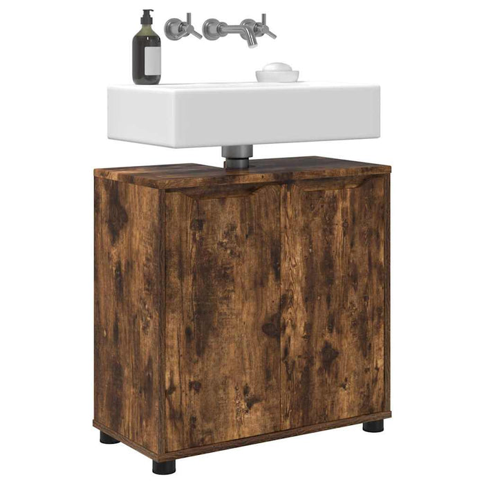 Cabinet pentru chiuvetă de baie Stejar fumuriu 60 x 30 x 60 cm - WALTI WALTI