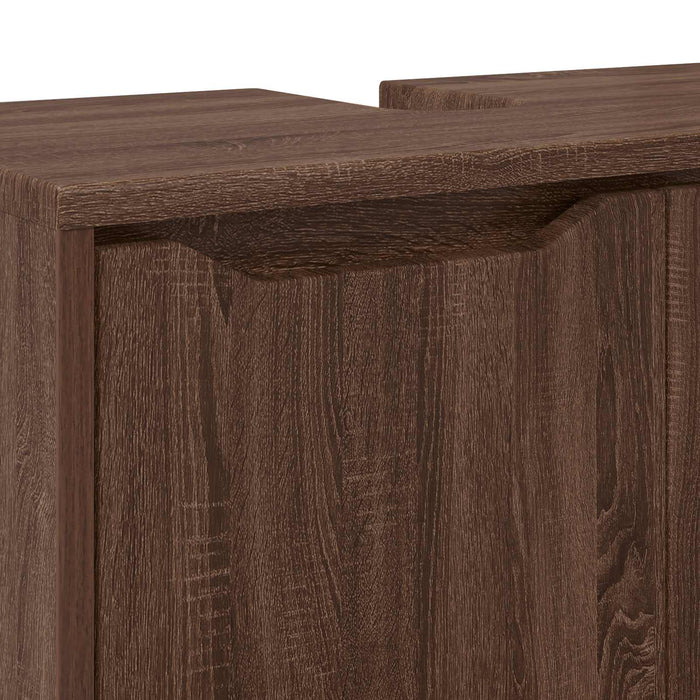 Cabinet pentru chiuvetă de baie Stejar închis 60 x 30 x 60 cm WALTI