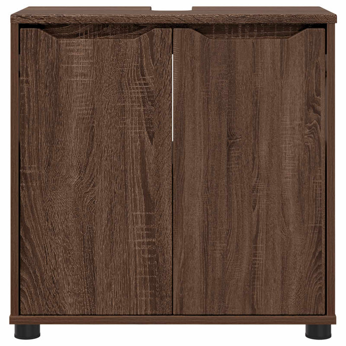 Cabinet pentru chiuvetă de baie Stejar închis 60 x 30 x 60 cm WALTI