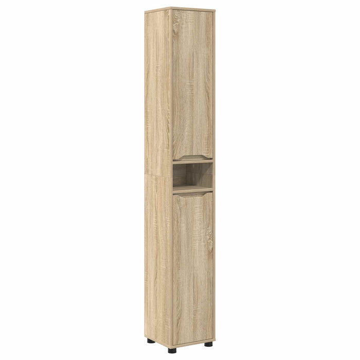 Dulap de Baie Stejar Sonoma 30,5 x 30 x 195 cm Lemn compozit WALTI