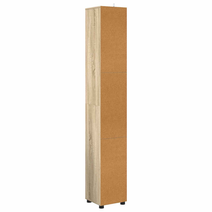 Dulap de Baie Stejar Sonoma 30,5 x 30 x 195 cm Lemn compozit WALTI