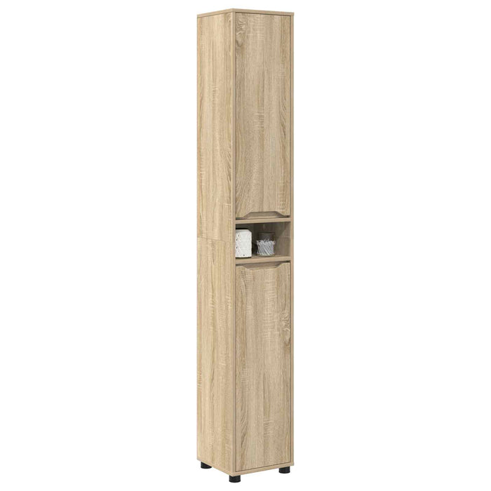 Dulap de Baie Stejar Sonoma 30,5 x 30 x 195 cm Lemn compozit WALTI