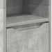 Dulap de Baie Gri din beton 30,5 x 30 x 195 cm Lemn compozit - WALTI WALTI