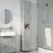 Dulap de Baie Gri din beton 30,5 x 30 x 195 cm Lemn compozit - WALTI WALTI