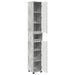 Dulap de Baie Gri din beton 30,5 x 30 x 195 cm Lemn compozit - WALTI WALTI