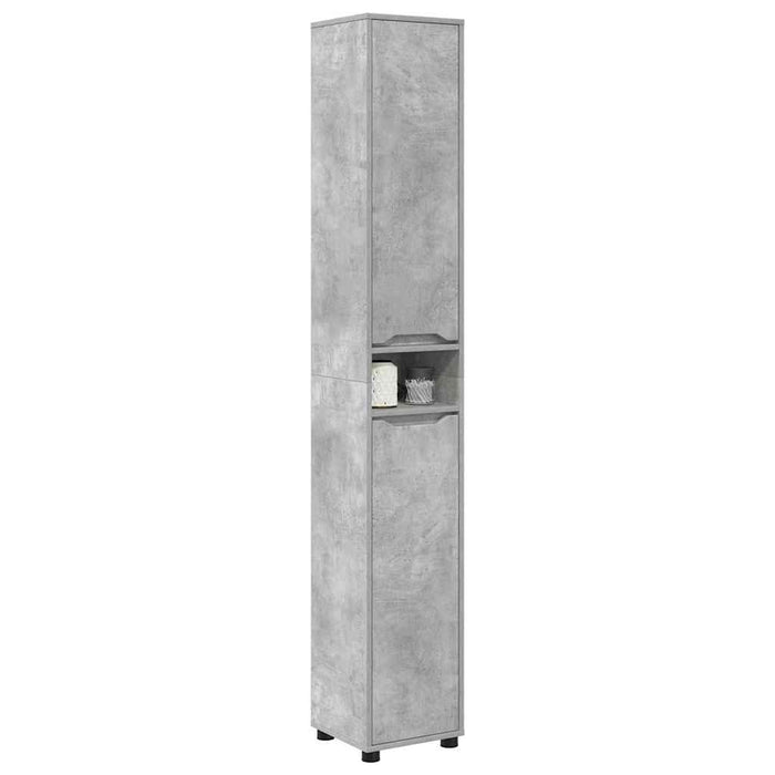 Dulap de Baie Gri din beton 30,5 x 30 x 195 cm Lemn compozit - WALTI WALTI