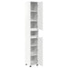 Dulap de Baie Alb lucios 30,5 x 30 x 195 cm Lemn compozit - WALTI WALTI