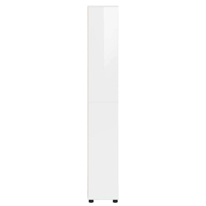 Dulap de Baie Alb lucios 30,5 x 30 x 195 cm Lemn compozit - WALTI WALTI
