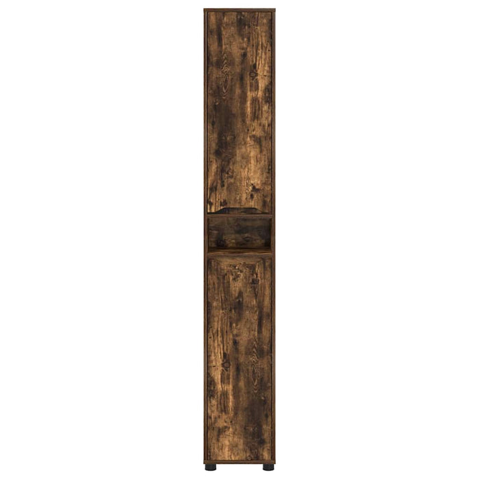 Dulap de Baie Stejar fumuriu 30,5 x 30 x 195 cm Lemn compozit - WALTI WALTI
