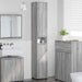 Dulap de Baie Gri Sonoma 30,5 x 30 x 195 cm Lemn compozit - WALTI WALTI