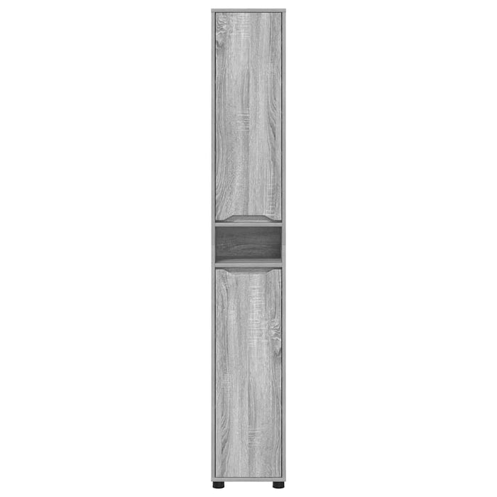 Dulap de Baie Gri Sonoma 30,5 x 30 x 195 cm Lemn compozit - WALTI WALTI