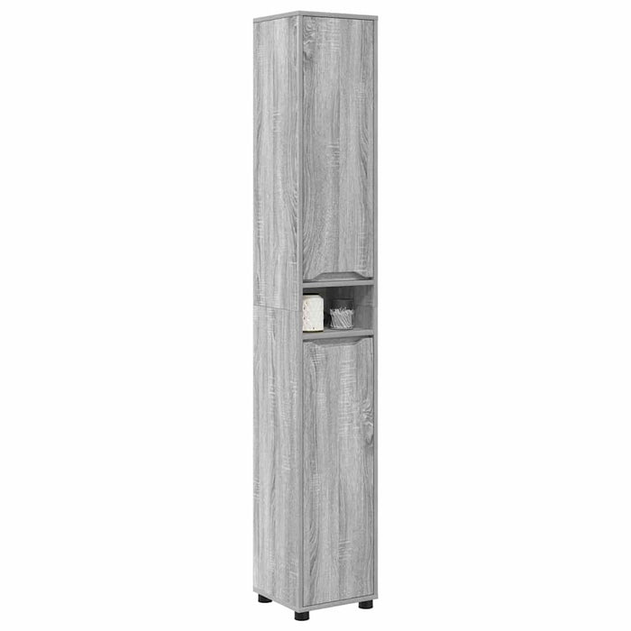 Dulap de Baie Gri Sonoma 30,5 x 30 x 195 cm Lemn compozit - WALTI WALTI
