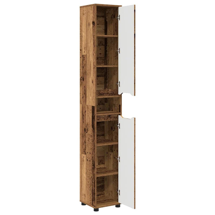 Dulap de Baie Lemn Vechi 30,5 x 30 x 195 cm Lemn compozit - WALTI WALTI