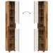 Dulap de Baie Lemn Vechi 30,5 x 30 x 195 cm Lemn compozit - WALTI WALTI