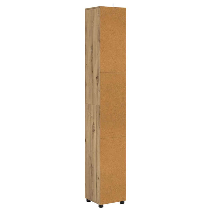 Dulap de Baie Stejar Artizanal 30,5 x 30 x 195 cm Lemn compozit WALTI