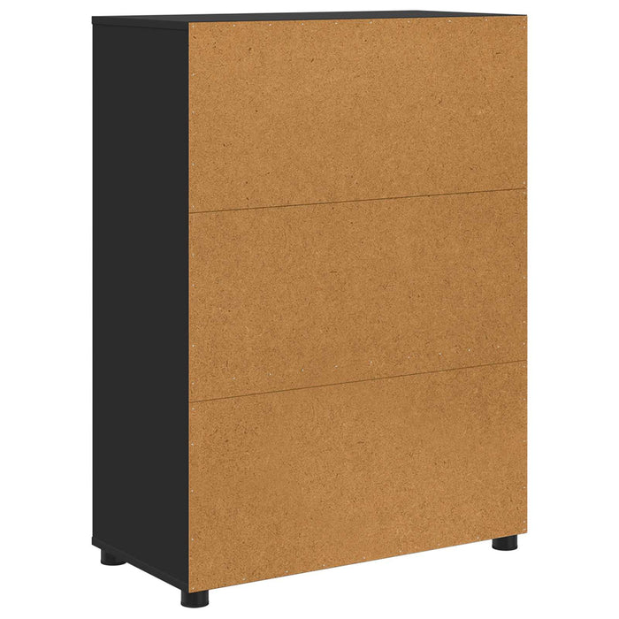 Dulap de Baie Negru 72,5 x 36,5 x 100 cm Lemn prelucrat WALTI