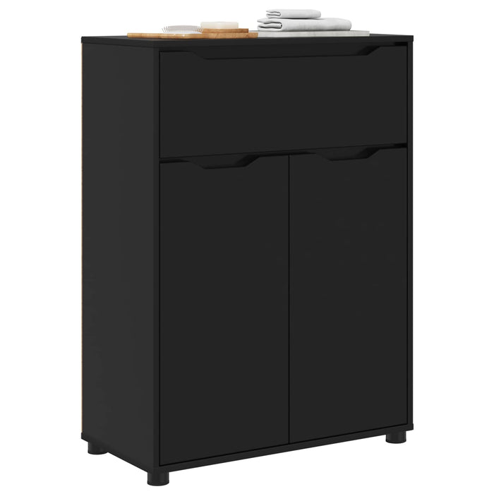 Dulap de Baie Negru 72,5 x 36,5 x 100 cm Lemn prelucrat WALTI