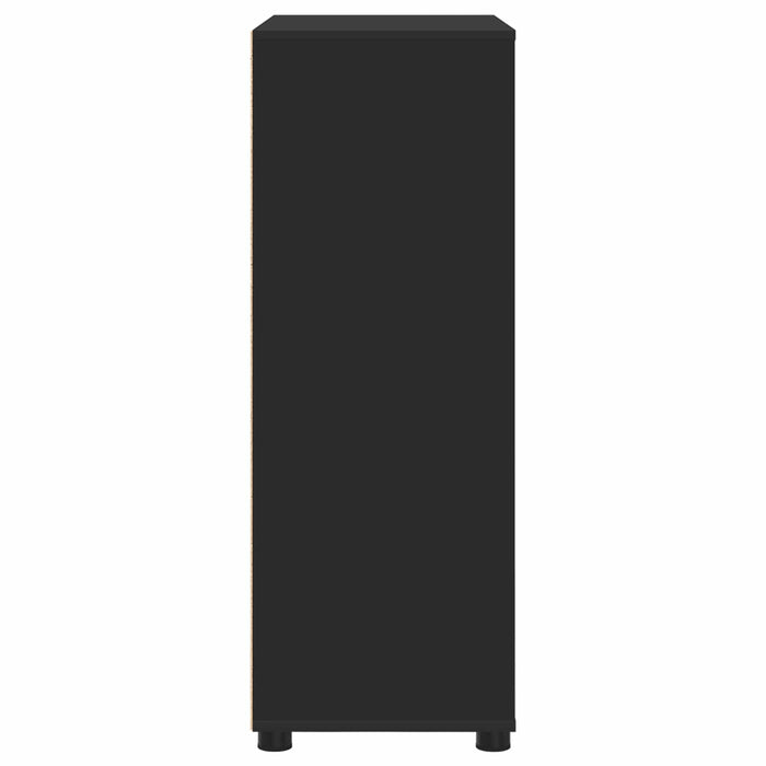 Dulap de Baie Negru 72,5 x 36,5 x 100 cm Lemn prelucrat WALTI