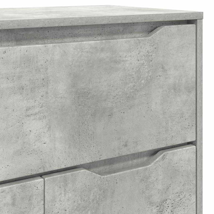Dulap de Baie Gri din beton 72,5 x 36,5 x 100 cm Lemn compozit - WALTI WALTI