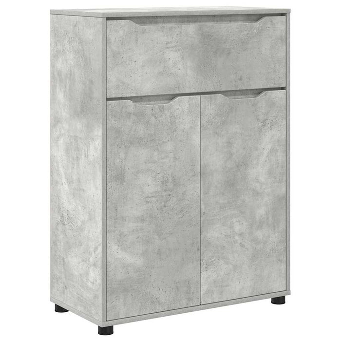 Dulap de Baie Gri din beton 72,5 x 36,5 x 100 cm Lemn compozit - WALTI WALTI
