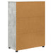 Dulap de Baie Gri din beton 72,5 x 36,5 x 100 cm Lemn compozit - WALTI WALTI