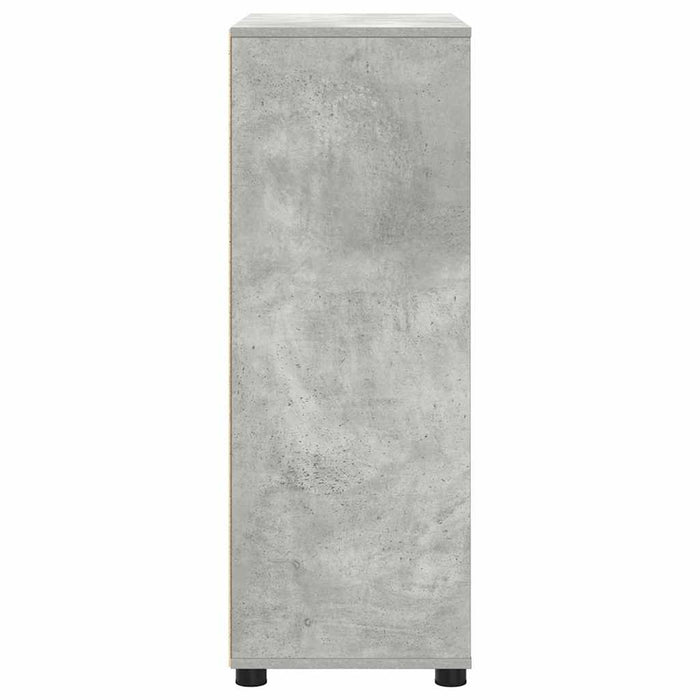 Dulap de Baie Gri din beton 72,5 x 36,5 x 100 cm Lemn compozit - WALTI WALTI