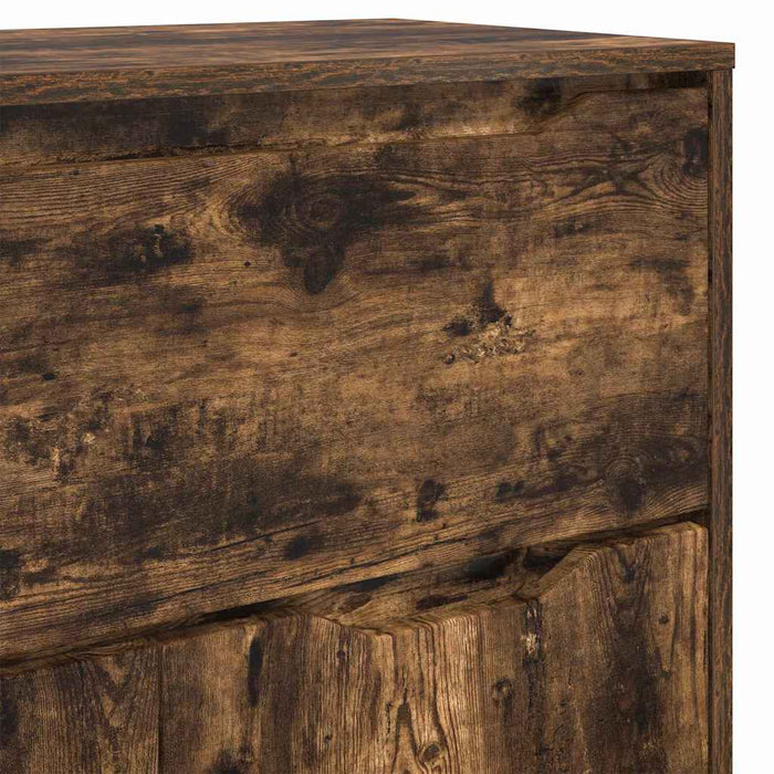 Dulap de Baie Stejar fumuriu 72,5 x 36,5 x 100 cm Lemn compozit - WALTI WALTI