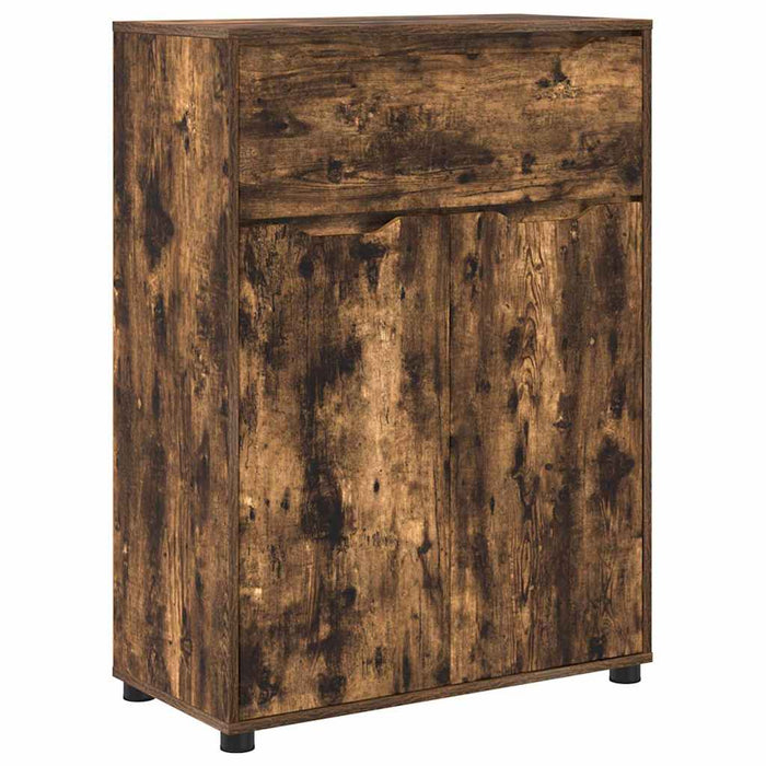 Dulap de Baie Stejar fumuriu 72,5 x 36,5 x 100 cm Lemn compozit - WALTI WALTI