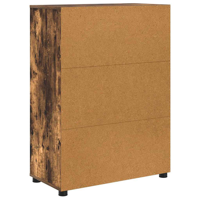 Dulap de Baie Stejar fumuriu 72,5 x 36,5 x 100 cm Lemn compozit - WALTI WALTI