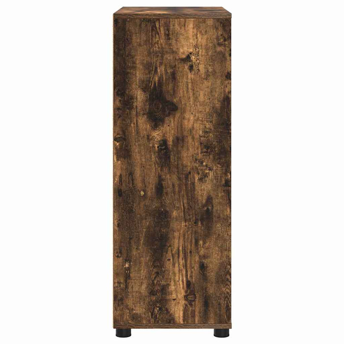 Dulap de Baie Stejar fumuriu 72,5 x 36,5 x 100 cm Lemn compozit - WALTI WALTI