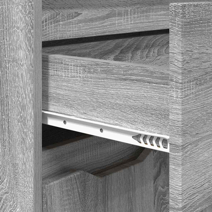 Dulap de Baie Gri Sonoma 72,5 x 36,5 x 100 cm Lemn compozit - WALTI WALTI