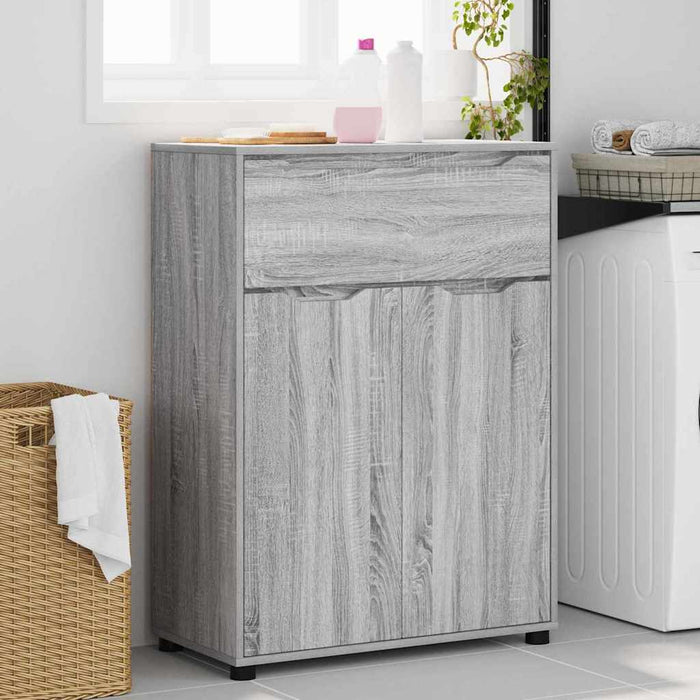 Dulap de Baie Gri Sonoma 72,5 x 36,5 x 100 cm Lemn compozit - WALTI WALTI