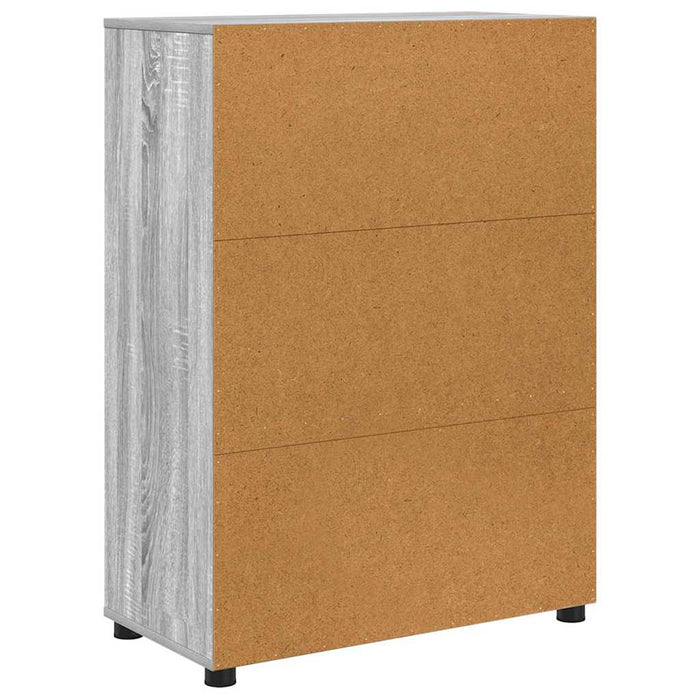 Dulap de Baie Gri Sonoma 72,5 x 36,5 x 100 cm Lemn compozit - WALTI WALTI