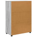Dulap de Baie Gri Sonoma 72,5 x 36,5 x 100 cm Lemn compozit - WALTI WALTI