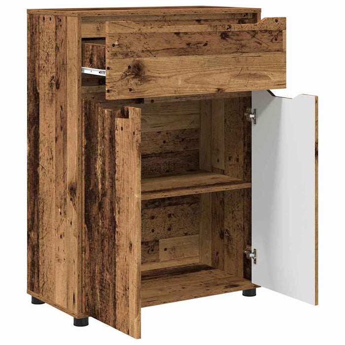 Dulap de Baie Lemn Vechi 72,5 x 36,5 x 100 cm Lemn compozit - WALTI WALTI