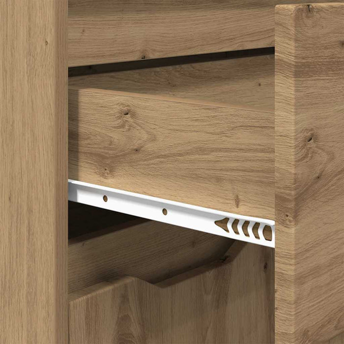 Dulap de Baie cu sertar Stejar Artizanal 72,5 x 36,5 x 100 cm - WALTI WALTI