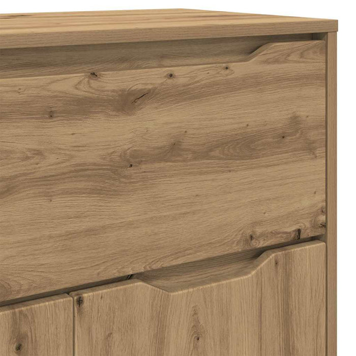 Dulap de Baie cu sertar Stejar Artizanal 72,5 x 36,5 x 100 cm - WALTI WALTI