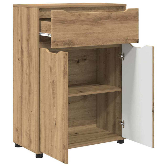 Dulap de Baie cu sertar Stejar Artizanal 72,5 x 36,5 x 100 cm - WALTI WALTI