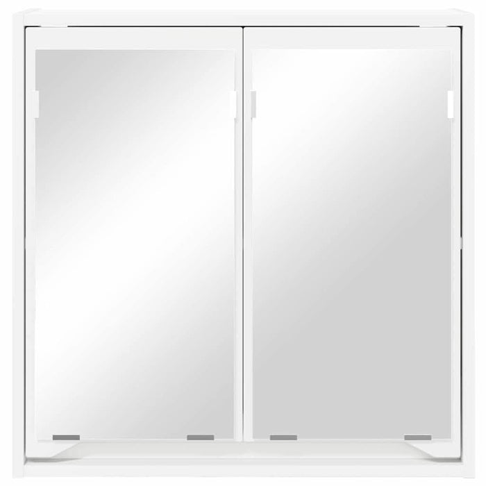 Dulap cu oglindă pentru baie Alb 60 x 20 x 60 cm Lemn compozit - WALTI WALTI